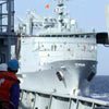 SCS Constitution crewmen waiting for a replenishment session