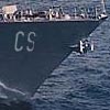 SCS Fort Guillaume underway at speed, Melanian Canal, August 302