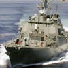 SCS Ithwilis underway at high speed, Maur� Strait, March 302